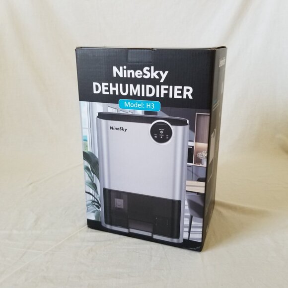 New in Box! Nine Sky Compact High Efficiency Dehumidifier for up to 500 sf Rooms - Picture 5 of 14